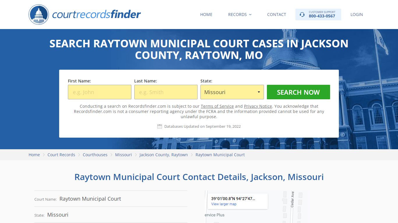Raytown Municipal Court Case Search - RecordsFinder
